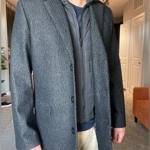Express mens peacoat
